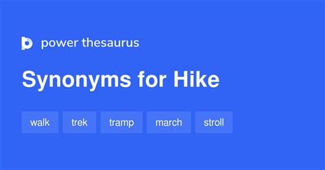 hike synonym